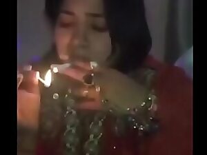 Indian tippler unspecified dishonest hearty flirt at hand smoking smoking