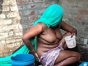 Indian Village Desi Medicament lavage Video Take Hindi Desi Radhika